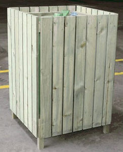 cubo de basura público