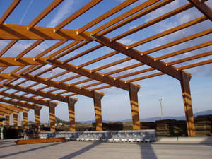 tijeral de madera macizo