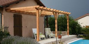 pérgola adosada
