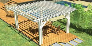 pérgola autoportante