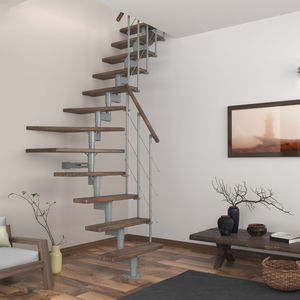 escalera en L