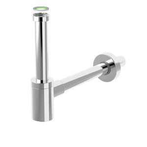 sifón para lavabo de acero inoxidable