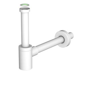 sifón para lavabo de acero inoxidable