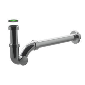 sifón para lavabo de acero inoxidable