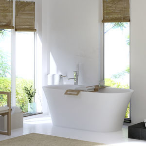 bañera ovalada