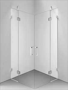 cabina de ducha de vidrio templado