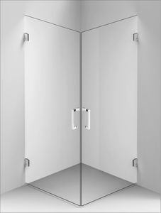 cabina de ducha de vidrio templado