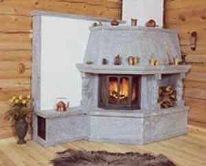 chimenea de leña