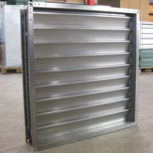 compuerta de ventilación de aluminio / de acero galvanizado / de acero inoxidable