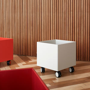 caja de almacenamiento de MDF lacado