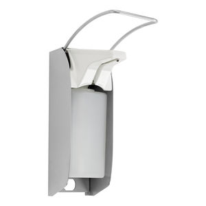 dispensador de gel hidroalcohólico de acero inoxidable