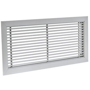 rejilla de ventilación de acero galvanizado / de aluminio anodizado / rectangular / para el suministro y el retorno de aire