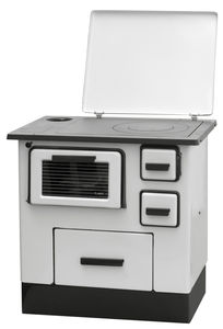 cocina con horno de leña