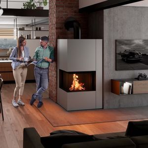 chimenea de leña