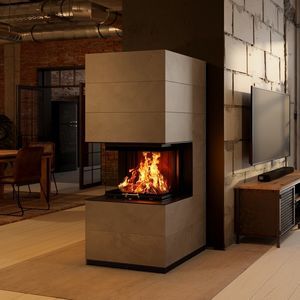 chimenea de leña
