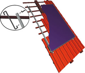 estructura de soporte para cubierta de tejas