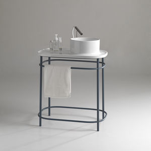 consola para lavabo de metal
