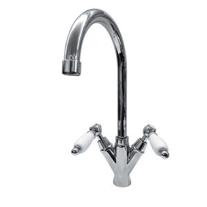 grifo bimando para lavabo