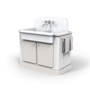 mueble para fregadero de madera