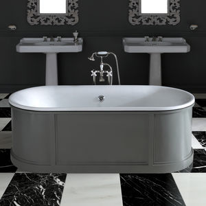bañera ovalada