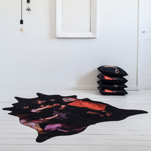 alfombra contemporánea