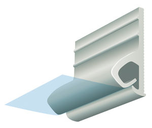 perfil de fijación de PVC