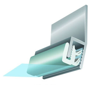 perfil de fijación de aluminio