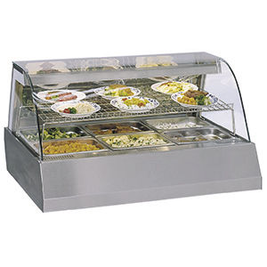 vitrina calefactada con base