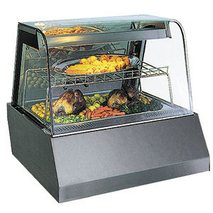 vitrina calefactada con base