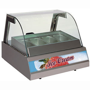 vitrina refrigerada con base