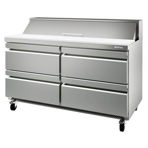 mesa fría para ensaladas profesional
