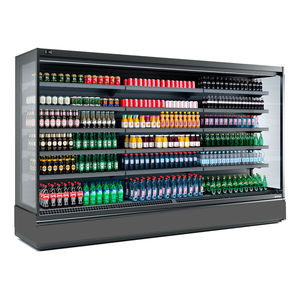 vitrina refrigerada de estantes