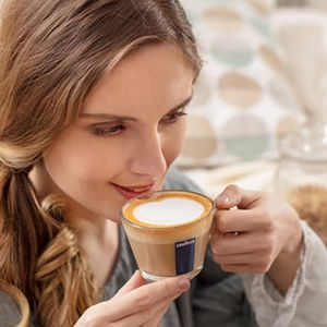 taza de café de vidrio