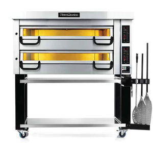 forno para pizzas profesional / eléctrico / colocación libre / con 2 cámaras