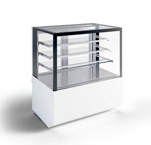 vitrina refrigerada de estantes