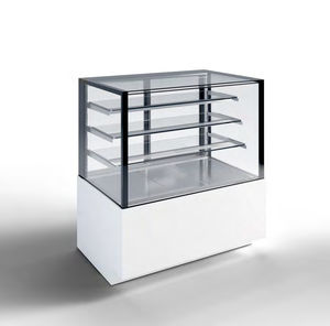 vitrina refrigerada de estantes