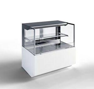vitrina refrigerada de estantes