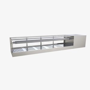 vitrina refrigerada con base