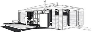 casa prefabricada / modular / contemporánea / ecológica