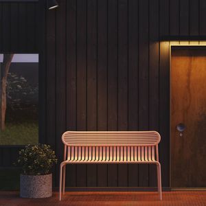 banco para jardín contemporáneo