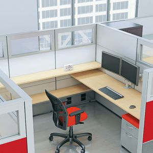separador para oficina de suelo