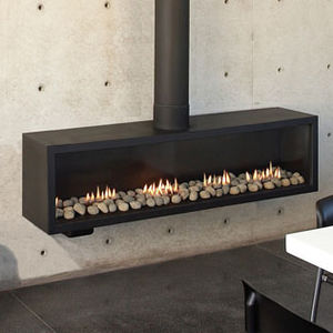 Estufa de gas - STANDALONE 75 TS - Ortal USA - de pared / contemporánea