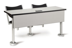 silla de auditorio de madera