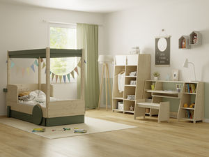 habitación para niños de madera lacada / MDF / de pino / unisex