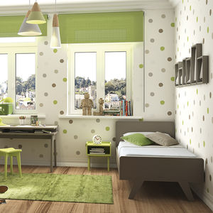 habitación para niños blanca