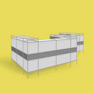 mostrador de recepción modular