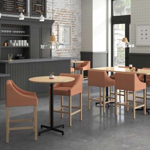 silla de bar contemporánea