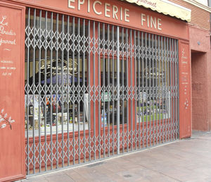 reja de seguridad extensible / para escaparates