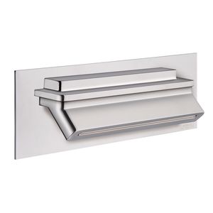 rociador de ducha de pared / rectangular / cascada