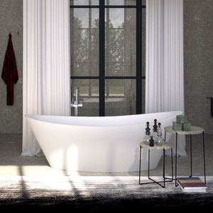 bañera ovalada